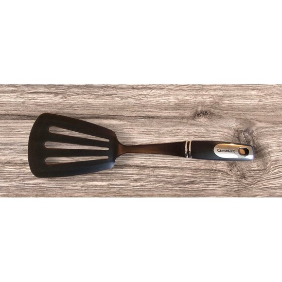 Cuisinart  Nylon Spatula slotted kitchen tool grill flipper black - Picture 1 of 3